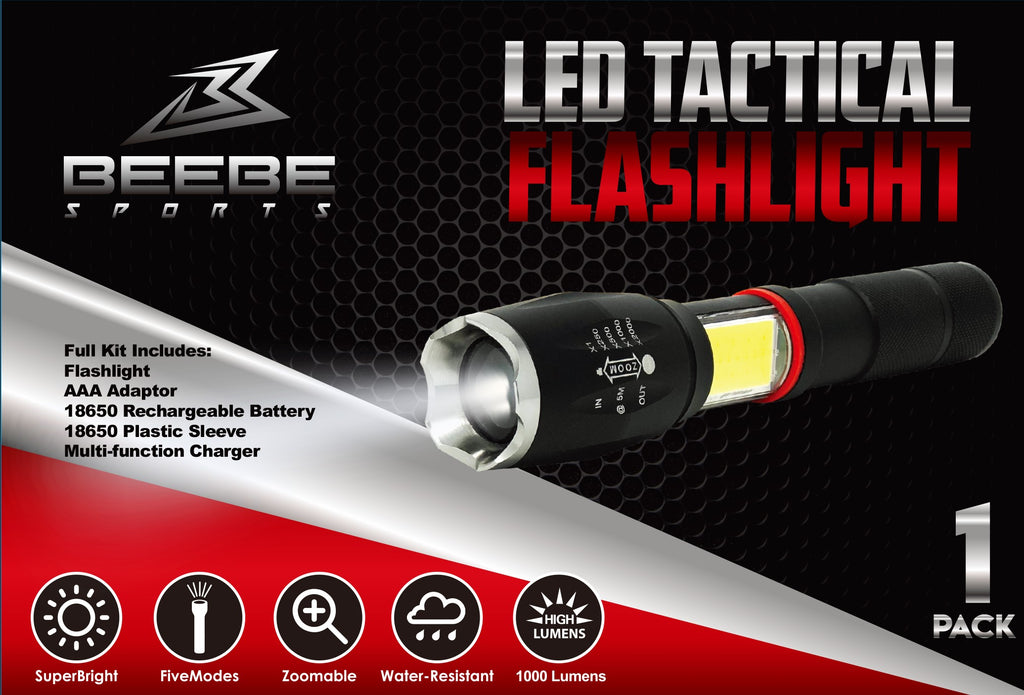 Beebe Sports LED Tactical Flashlight